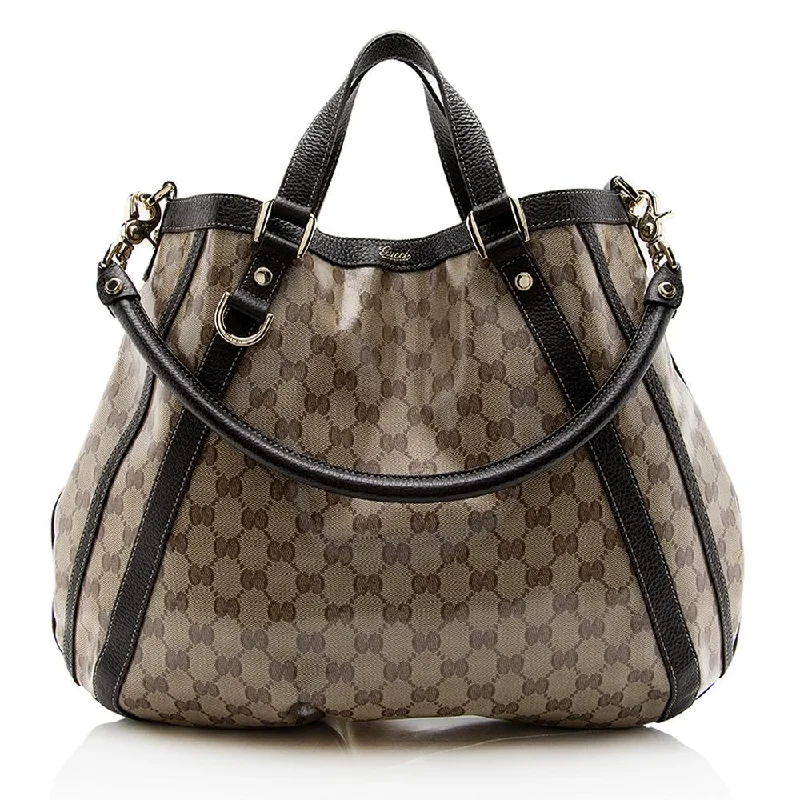 Ladies Gucci Dionysus bags with a star - shaped charmGucci GG Crystal Abbey Convertible Tote (SHF-13889)