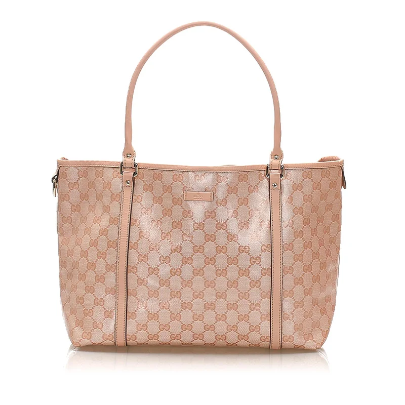 Gucci Dionysus bags for women with tiger - head claspsGucci GG Imprime Joy Tote Bag (SHG-15360)