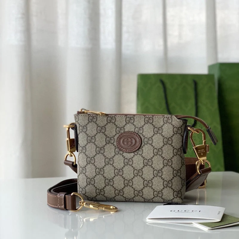 Women Gucci bags with a front - flap pocket for quick - access itemsWF - Gucci Bags - 12594