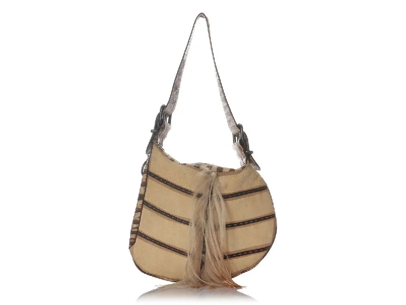 Fendi crossbody bags with a detachable fanny pack strap for a trendy and practical optionFendi Ostrik Hobo