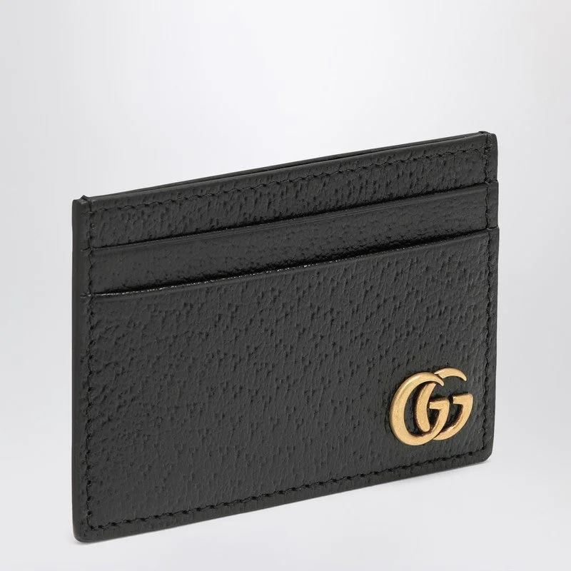 Gucci backpacks for women with a padded laptop compartmentGucci Gg Marmont Black Leather Money Clip Men