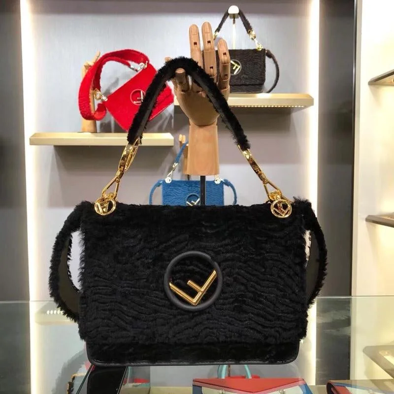 Fendi handbags with a metal - framed clasp for durability and a stylish lookBC - FENDI BAGS - 358