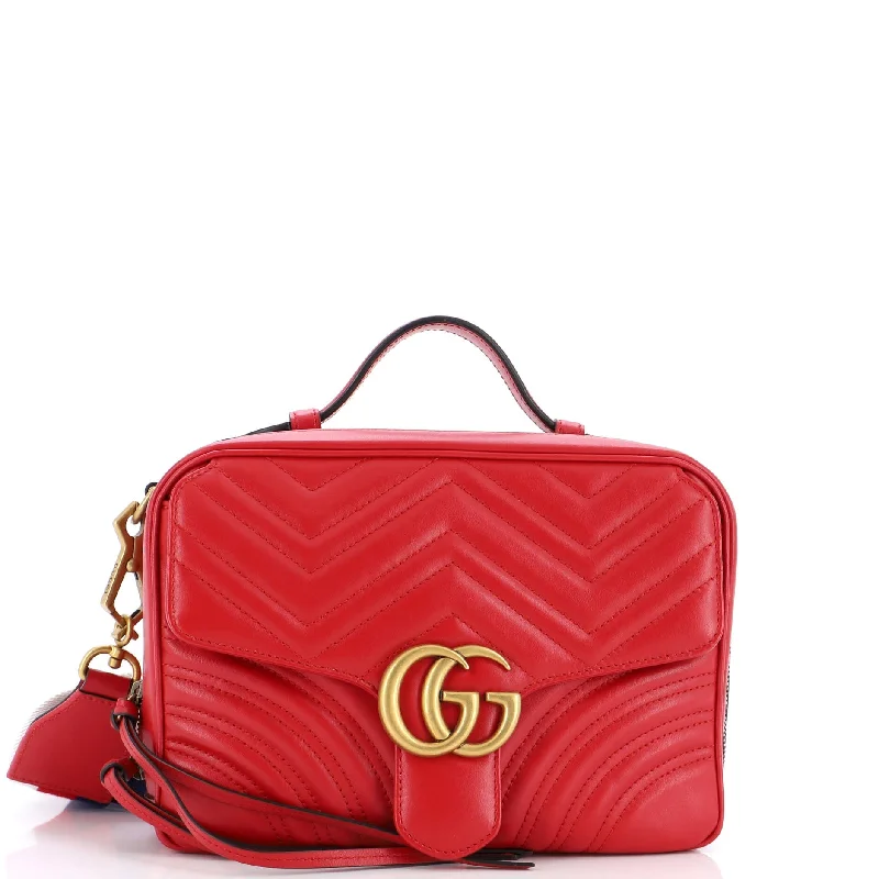 Ladies Gucci Dionysus bags with a star - shaped charmGucci Gg Marmont Zip Around Camera Bag