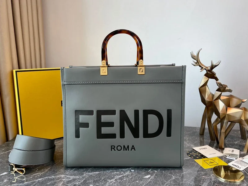 Fendi handbags with a perforated leather detail for a breathable and unique designWF - Fendi Bags - 452