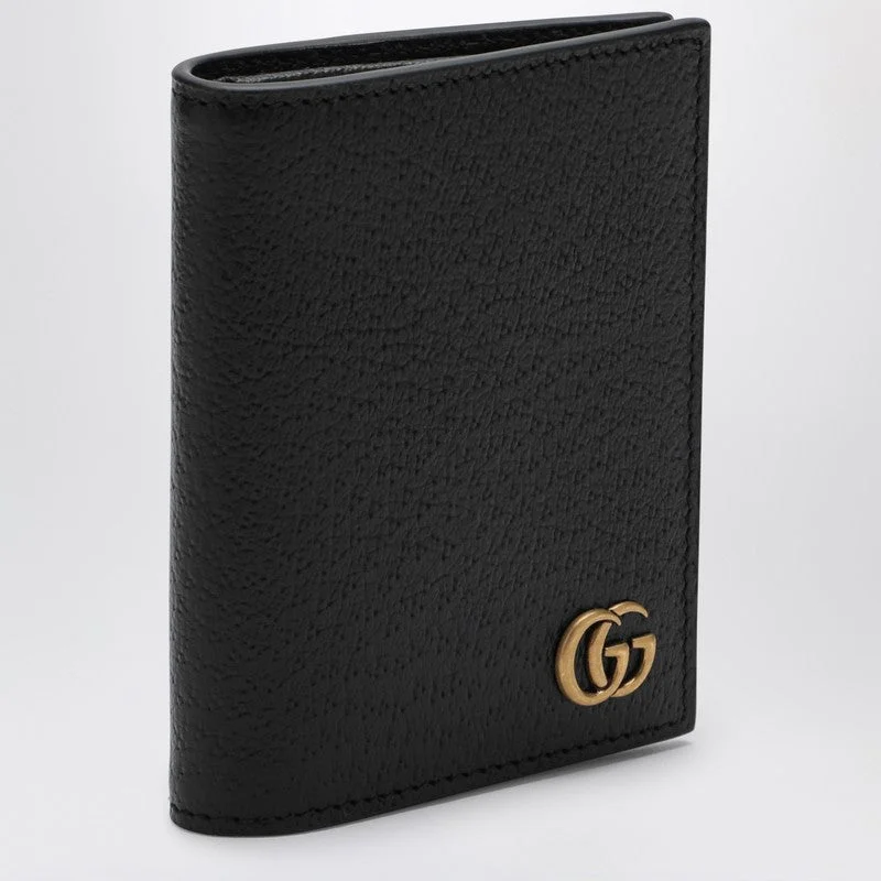 Ladies Gucci Dionysus bags with a chain - link shoulder strapGucci Gg Marmont Black Leather Card Holder Men