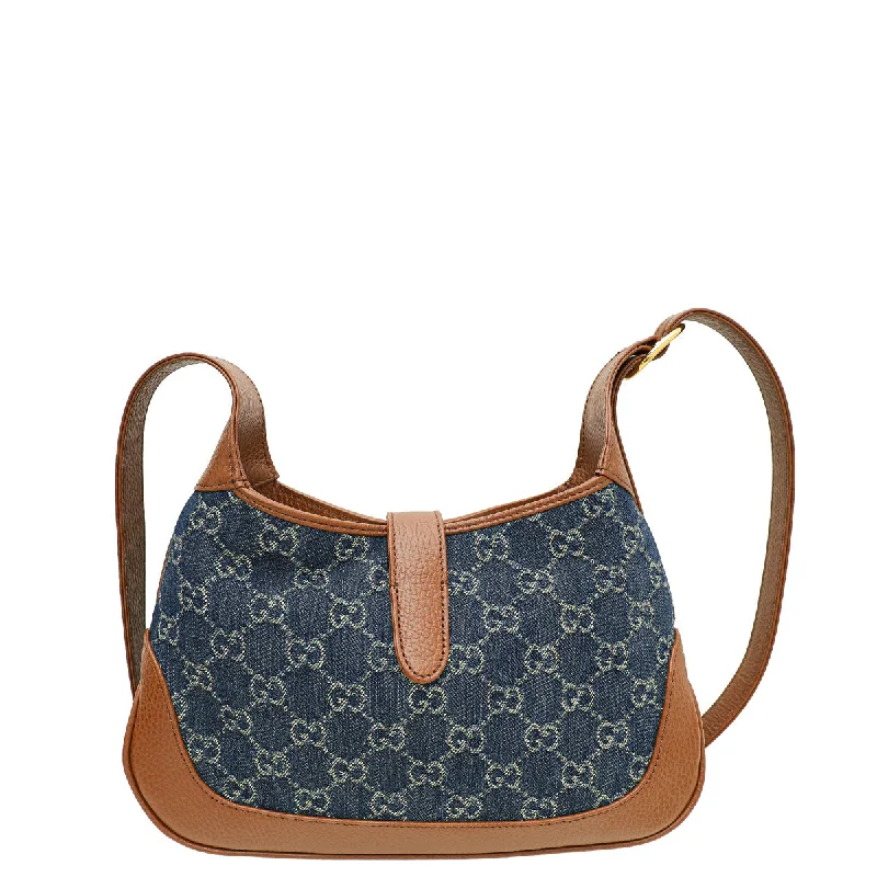 Gucci tote bags for women with a printed Gucci logoGucci Bicolor Jackie 1961 Small Hobo Bag