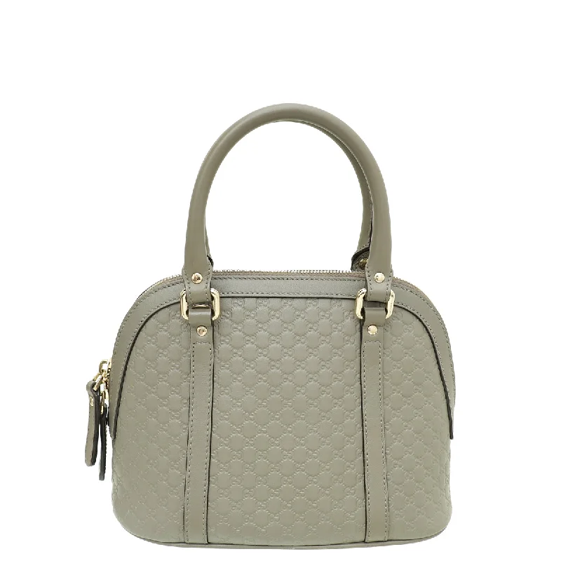 Women Gucci bags with a magnetic snap closure for easy accessGucci Gary Microguccissima Dome Satchel Mini Bag