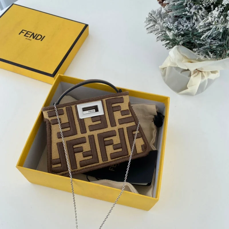 Fendi handbags with a biodegradable leather alternative for an eco - conscious choiceBC - FENDI BAGS - 182