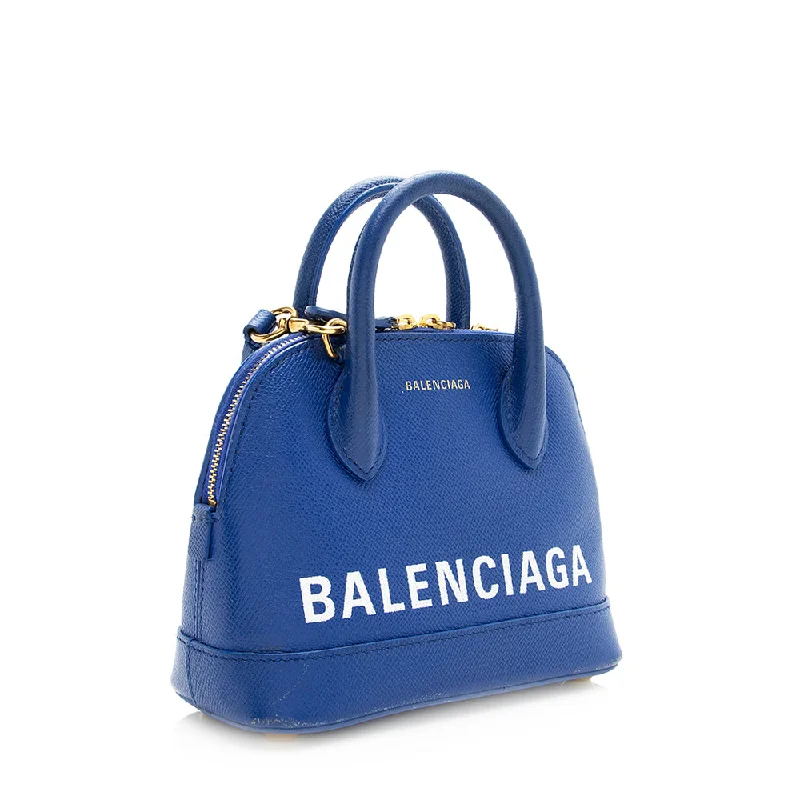 Balenciaga Speed mini size with reflective pipingBalenciaga Grained Calfskin Ville XXS Top Handle Bag - FINAL SALE (SHF-19606)