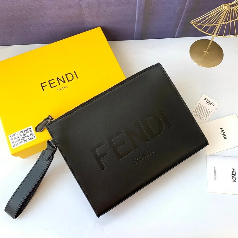 Fendi tote bags with a self - cleaning interior lining for easy maintenanceWF - Fendi Bags - 765