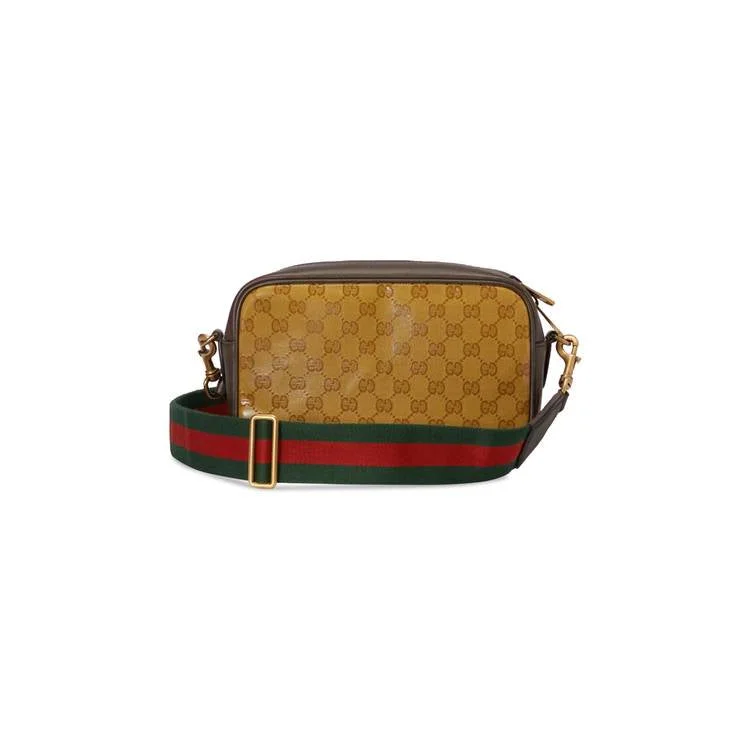 Women Gucci crossbody bags with a printed floral patternGUCCI ADIDAS X GG GUCCI SMALL SHOULDER BAG