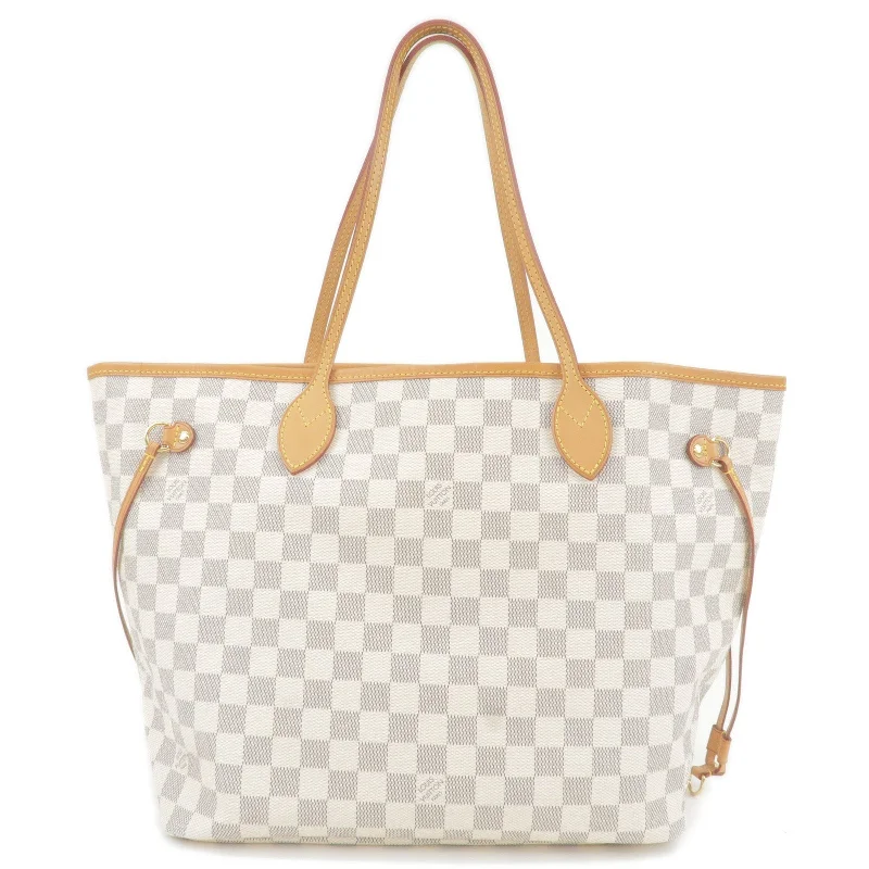 Louis Vuitton Speedy bags in monogram canvas for a classic lookLouis Vuitton Damier Azur Neverfull MM Tote Bag Hand Bag N51107