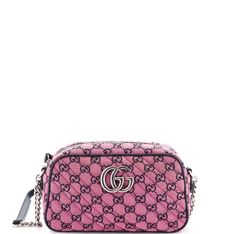 Women Gucci Sylvie bags with a detachable ribbon detailGucci Gg Marmont Shoulder Bag Multicolor