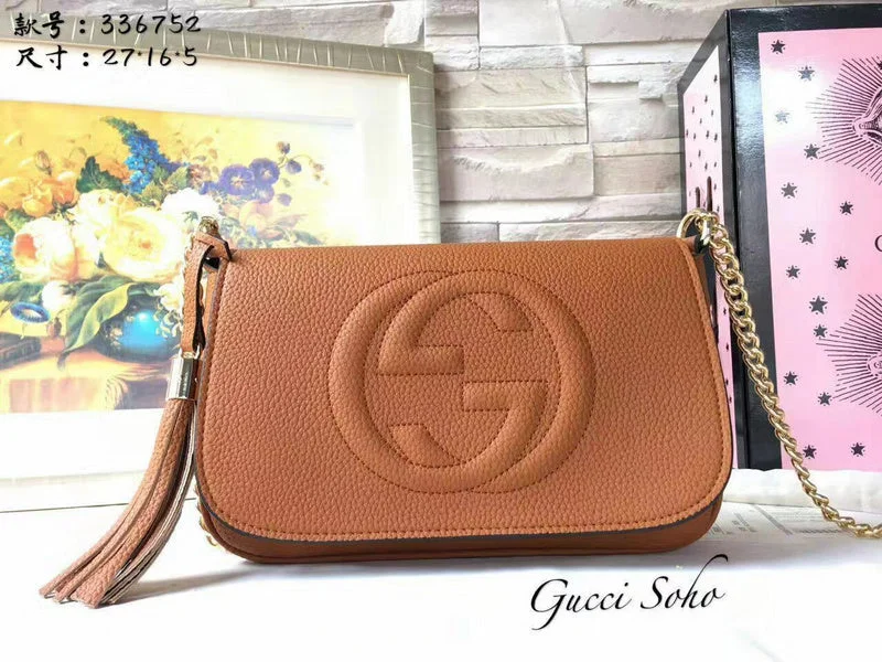 Ladies Gucci shoulder bags with a tassel decorationBC - GUCCI BAG - 2247