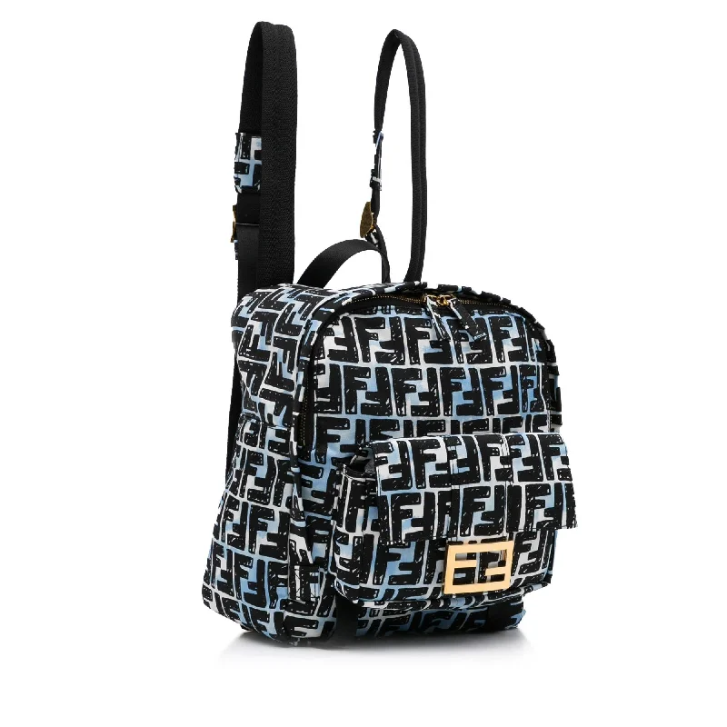 Fendi By The Way bags with a printed map pattern for a travel - inspired lookFendi x Joshua Vides Baguette Backpack (SHG-PThm1I)