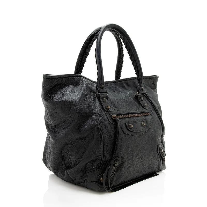 Balenciaga Arena small size withBalenciaga Lambskin Sunday S Tote - FINAL SALE (SHF-12206)