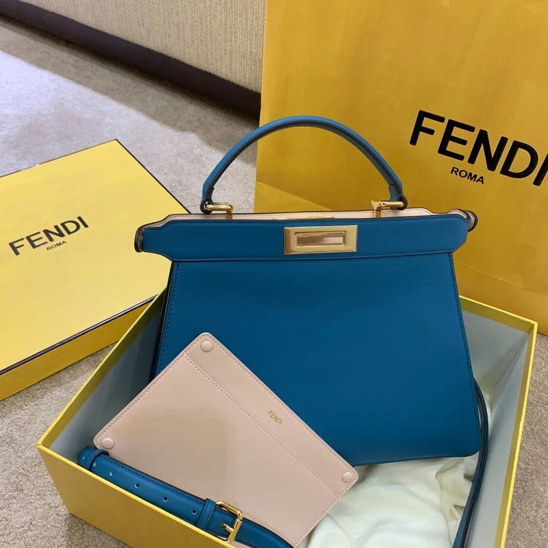 Ladies Fendi Peekaboo bags with a hand - carved leather detail for a unique and artisanal touchWF - Fendi Bags - 224