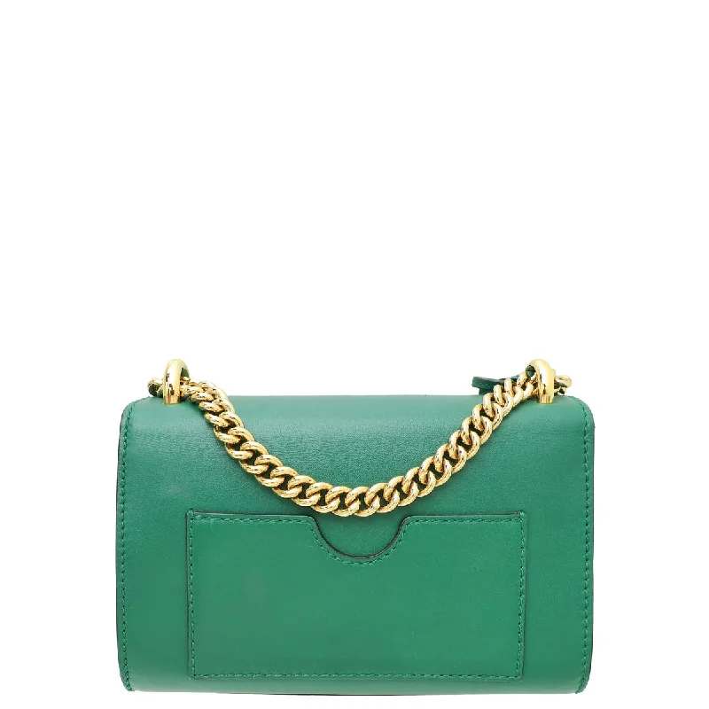 Gucci backpacks for women with a hidden back pocketGucci Green Padlock Chain Small Bag