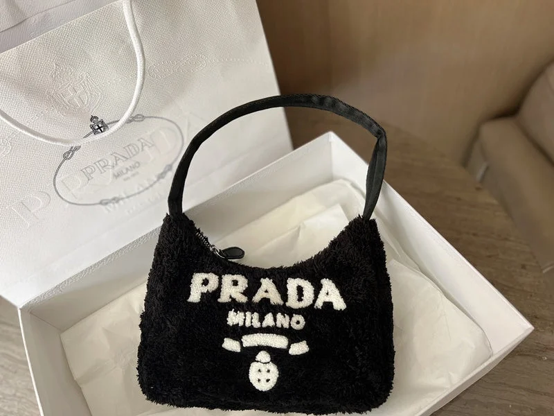 Prada handbags with a metal - framed clasp for durability and styleWhimsy Finds - Prada Bags - 169