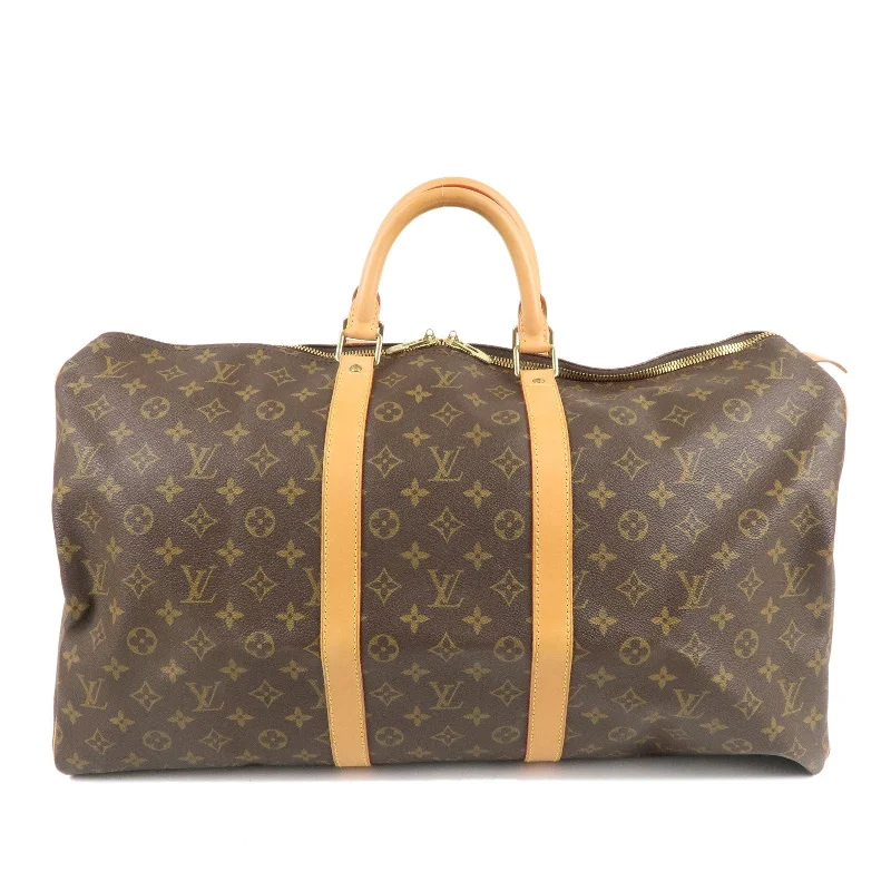 Louis Vuitton Twist bags with the iconic LV - turnlock closureLouis Vuitton Monogram Keep All 55 Boston Bag Brown M41424