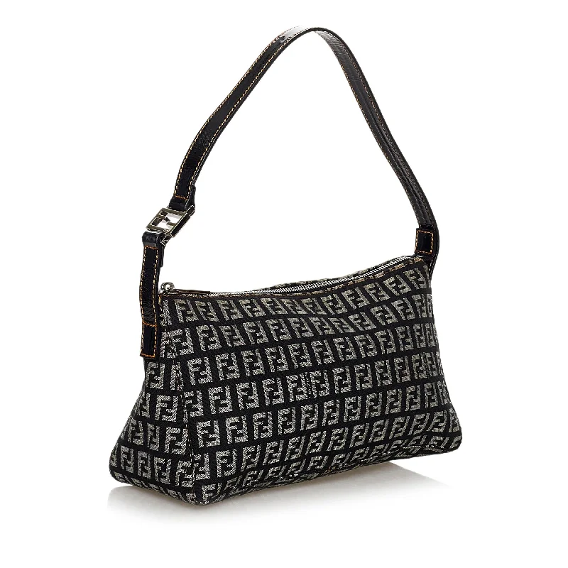 Fendi By The Way bags with a large capacity and a drawstring closureFendi Zucchino Canvas Baguette (SHG-30041)