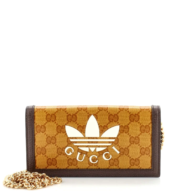 Ladies Gucci Dionysus bags with a chain - link shoulder strapGucci X Adidas Wallet On Chain Gg Coated