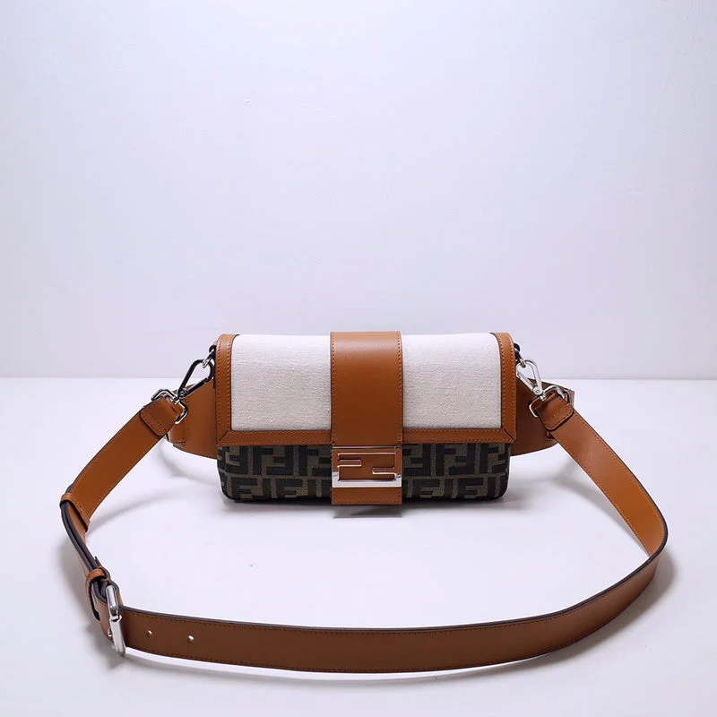 Ladies Fendi shoulder bags with a detachable phone stand for hands - free viewingWF - Fendi Bags - 216