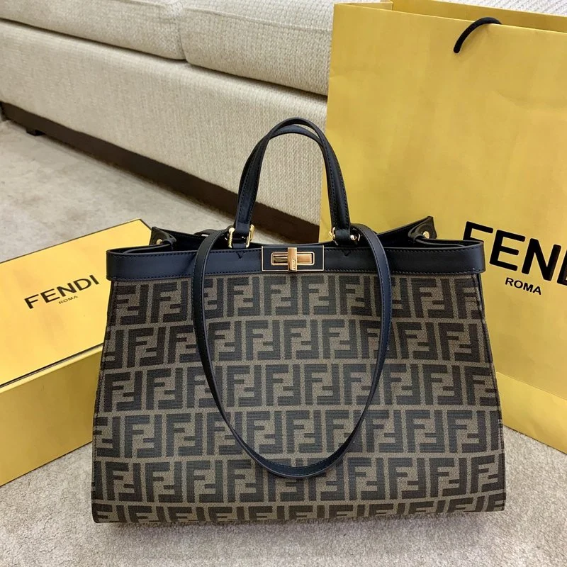 Fendi tote bags with a printed Fendi logo on the front for high brand visibilityWF - Fendi Bags - 743