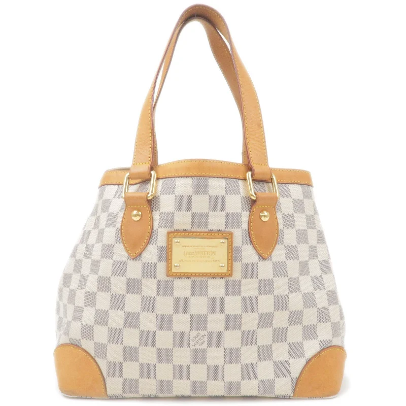 Louis Vuitton Alma bags featuring the signature top - handle designLouis Vuitton Damier Azur Hampstead PM Hand Bag N51207