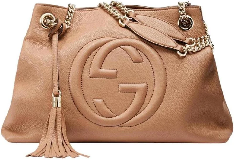 Gucci handbags for women with a beaded trimGUCCI SOHO CHAIN BAG