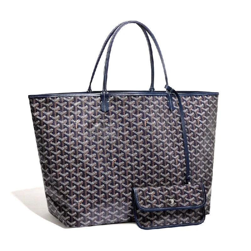 Goyard Saint Louis Gm Blue Bag