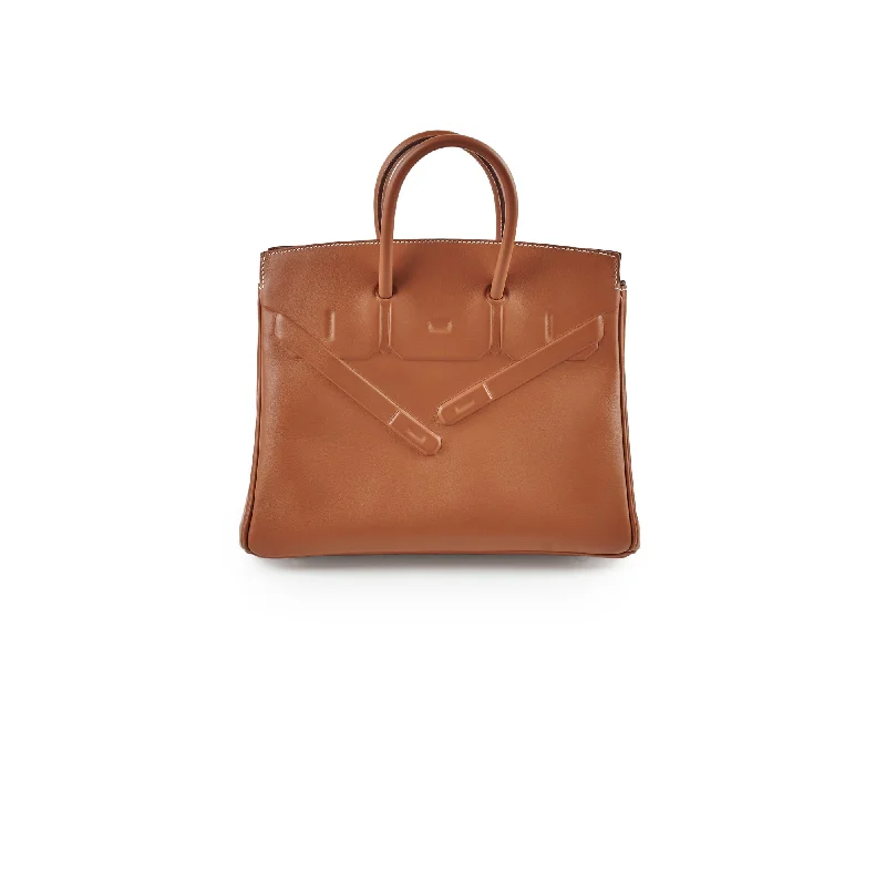 Two - Tone Hermes Bags for a Modern and Stylish AppearanceHermes Birkin Bags with a Rope - Style Leather Handle for a Nautical Inspired LookHermes Shadow Birkin Gold Z Stamp