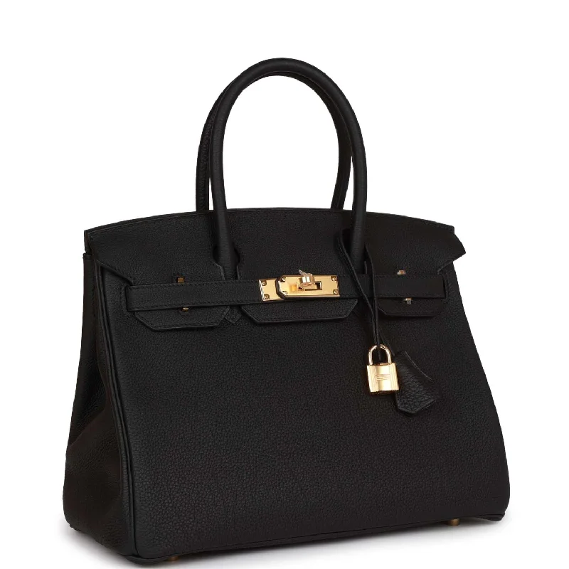 Sporty - Inspired Hermes Bags for Active LifestylesHermes Birkin Bags in Matte Alligator Leather for a Sophisticated FinishHermes Birkin 30 Black Togo Gold Hardware