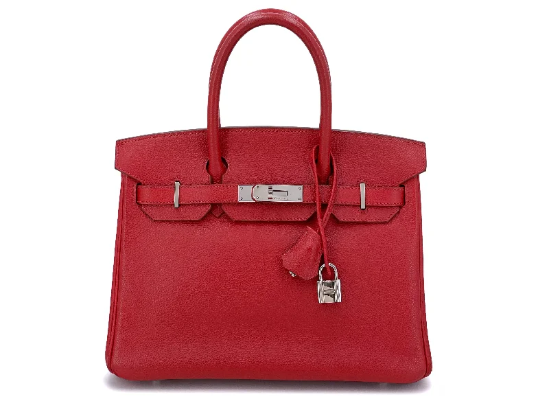 Oversized Hermes Bags for a Fashion - Forward and Practical StatementHermes Birkin Bags with a Hidden Magnetic Closure for Discreet SecurityHermes 30cm Rouge Garrance Red Evergrain Birkin Bag PHW