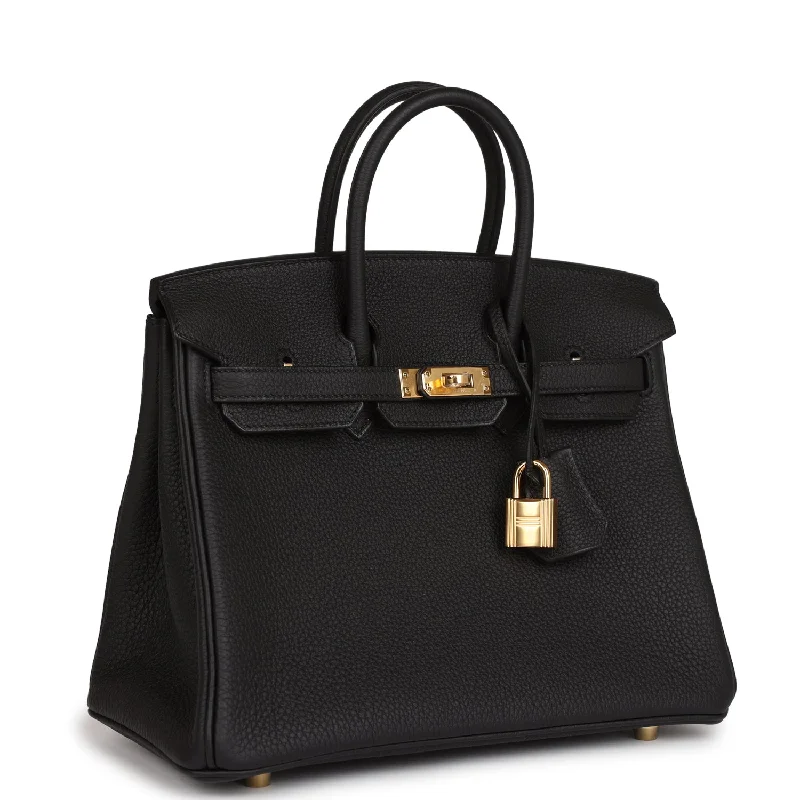 Hermes Sac a Depeches Bags with Antique - Style HardwareHermes Birkin Bags with a Two - Tone Leather Design for Visual InterestHermes Birkin 25 Black Togo Gold Hardware