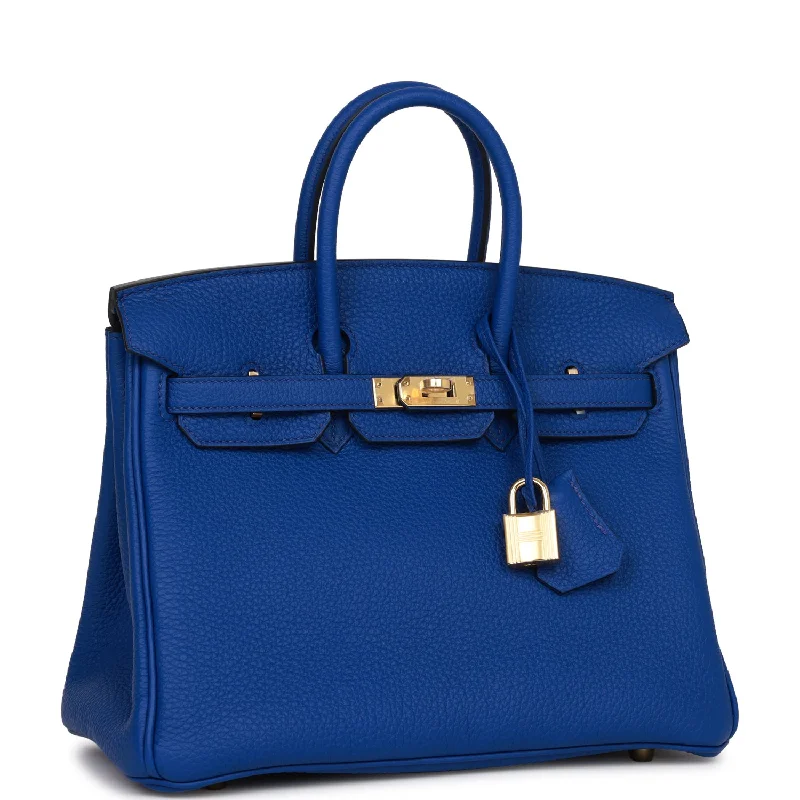 Hermes Sac a Depeches Bags with Antique - Style HardwareHermes Birkin Bags with a Hand - Embroidered Floral PatternHermes Birkin 25 Bleu Royal Togo Gold Hardware