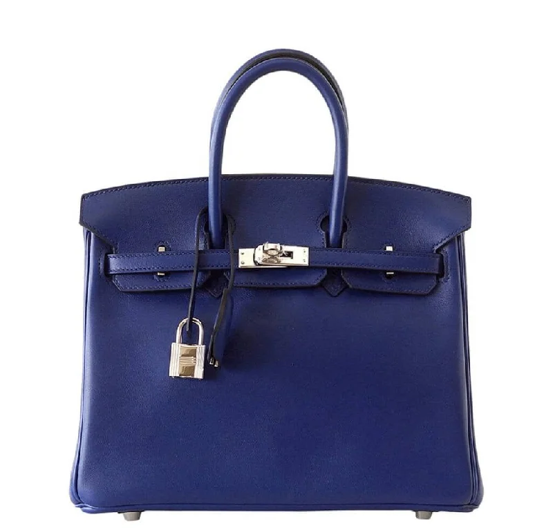 Breathable Hermes Gym Bags for Fitness EnthusiastsHermes Birkin Bags with a Braided Leather Handle for a Bohemian TouchHermes Birkin 25 Bleu Saphir Bag Swift Palladium