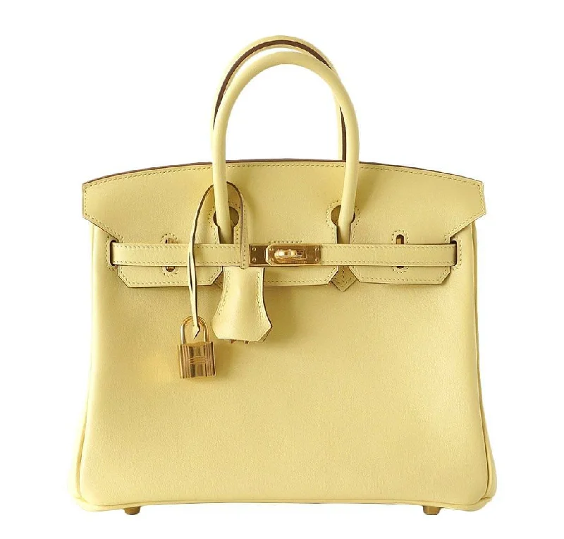 Hermes Bags with Interior Dividers and OrganizersHermes Birkin Bags with a Studded Leather Trim for a Bold StatementHermes Birkin 25 Jaune Poussin Bag