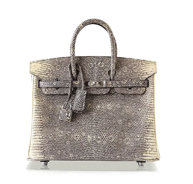 Hermes Bags with Adjustable and Padded Shoulder StrapsHermes Birkin Bags Sized 30cm for a Compact Yet Spacious OptionHermes Birkin 25 Ombre Lizard Bag PHW