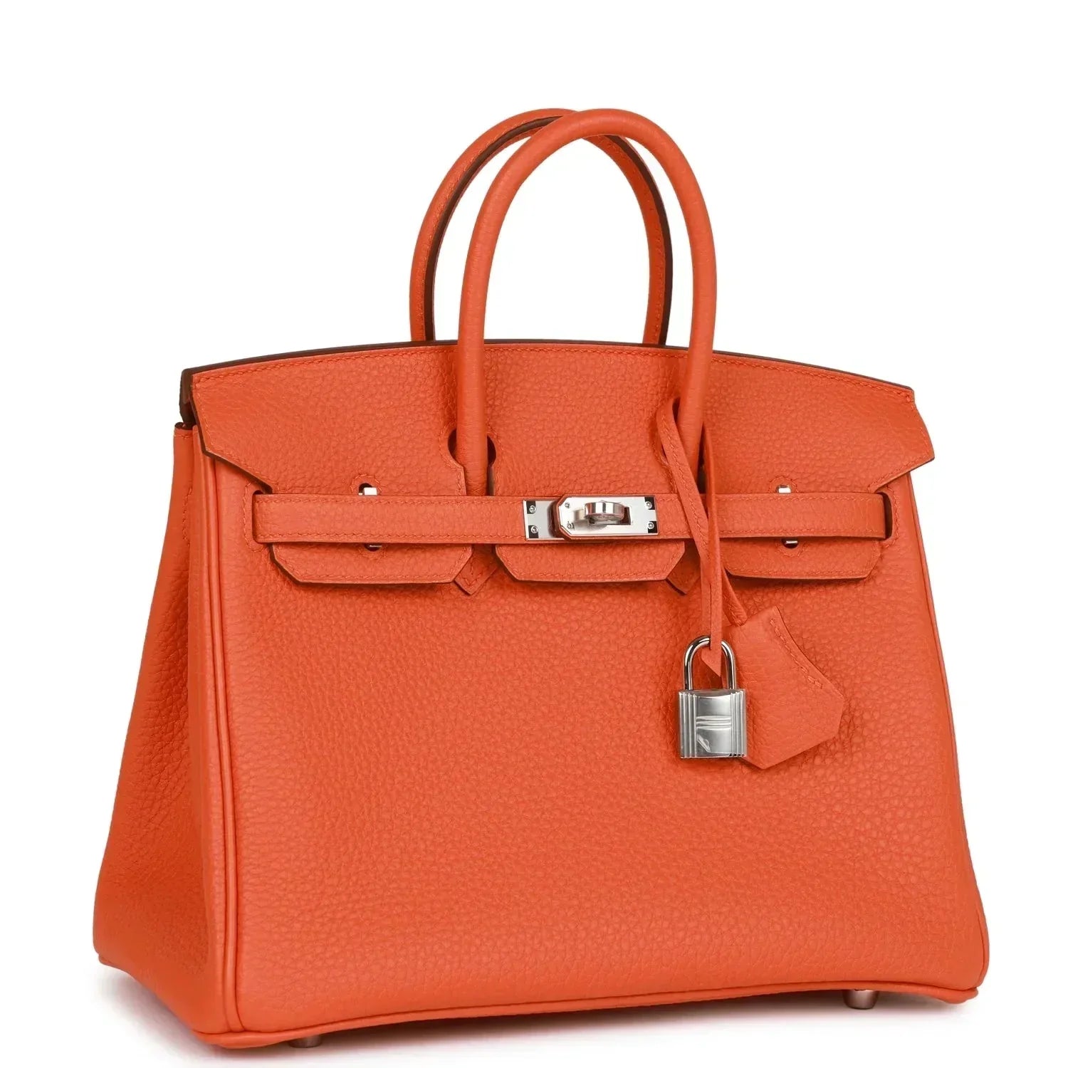 Iconic Hermes Birkin Bags in Rare Leather VarietiesHermes Birkin Bags in Smooth Box Calf Leather for a Timeless AestheticHermes Birkin 25 Orange Togo Palladium Hardware