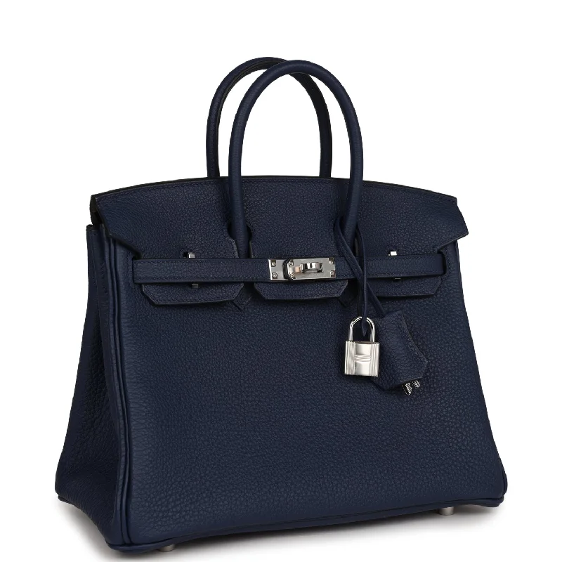 Hermes Bags for the Discerning Luxury CollectorHermes Birkin Bags in a Deep Burgundy for a Rich and Sumptuous AppearanceHermes Birkin 25 Bleu Navy Togo Palladium Hardware