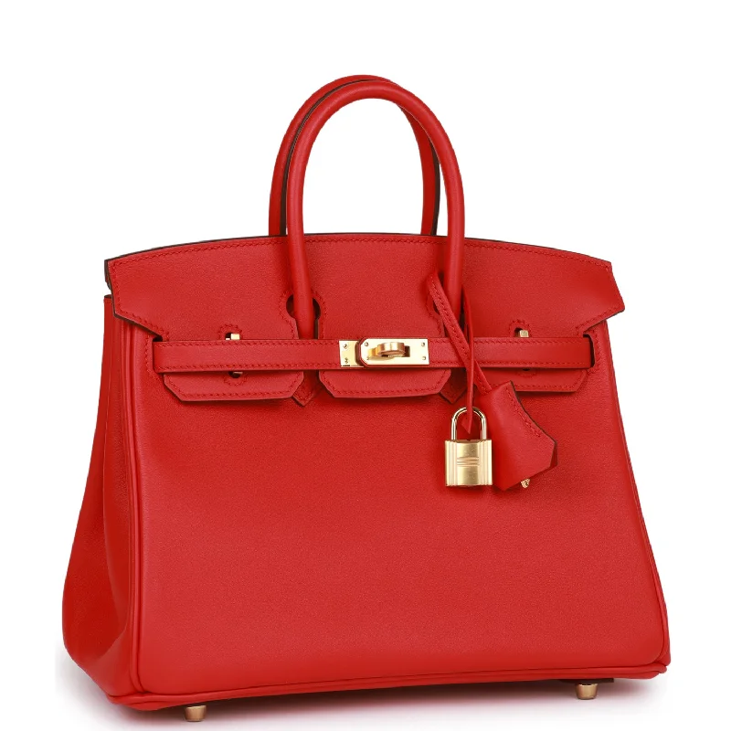 Stylish Hermes Kelly Bags with Custom - Engraved PlatesHermes Birkin Bags in a Metallic Rose Gold for a Glamorous TouchHermes Birkin 25 Rouge De Coeur Swift Gold Hardware