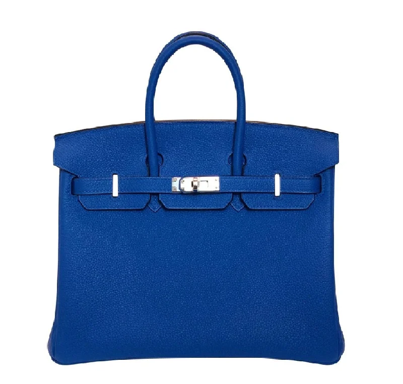 Elegant Hermes Clutch - Style Bags for Formal GalasHermes Birkin Bags with a Gold - Plated Lock and Key SetHermes Birkin 25 Togo Bleu Zellige Bag