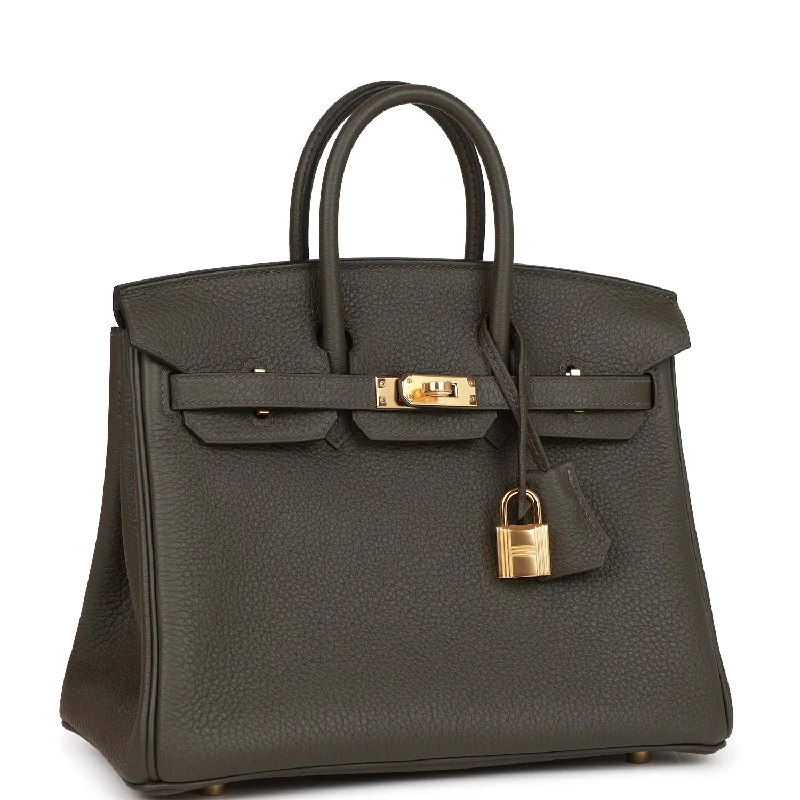 Hermes Bags with Interior Dividers and OrganizersHermes Birkin Bags Sized 30cm for a Compact Yet Spacious OptionHermes Birkin 25 Vert de Gris Togo Gold Hardware