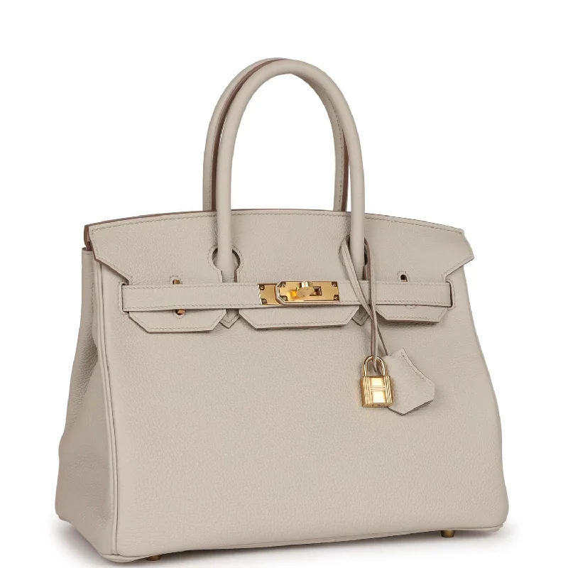 High - End Hermes Jypsiere Bags for the Fashion - ForwardHermes Birkin Bags with a Reinforced Bottom Panel for LongevityHermes Birkin 30 Beton Togo Gold Hardware