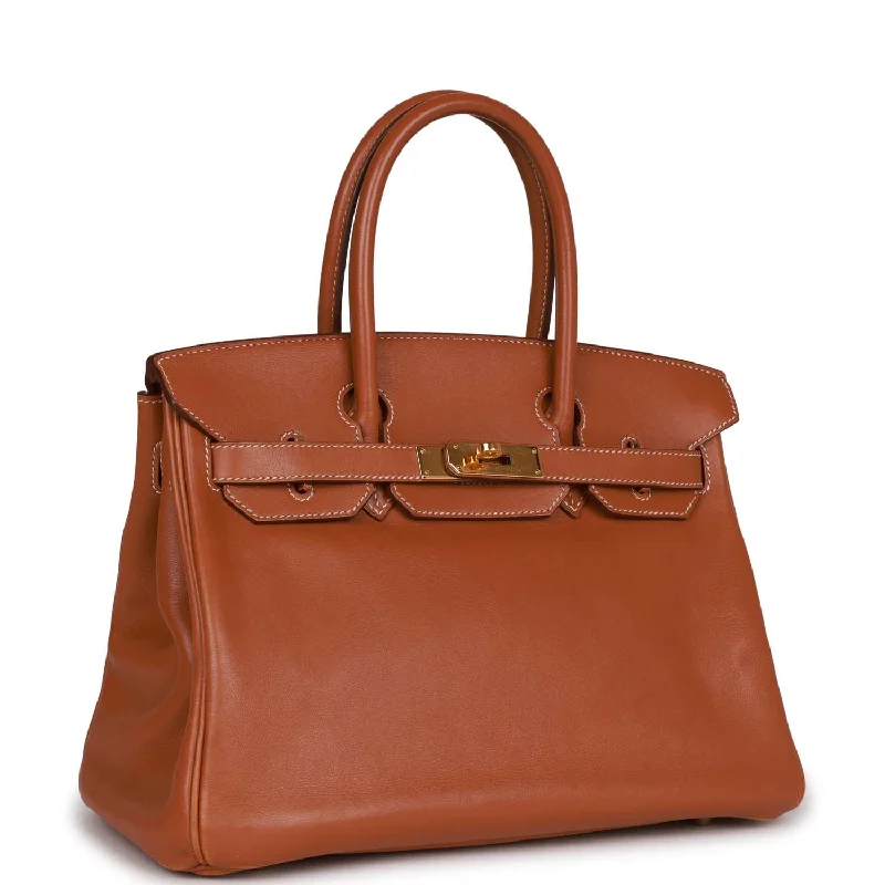 Durable Hermes Canvas - Trimmed Bags for Outdoor UseHermes Birkin Bags in a Neutral Taupe Color for VersatilityHermes Birkin 30 Fauve Swift Gold Hardware