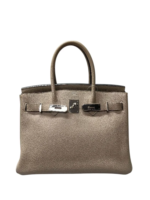 High - End Hermes Jypsiere Bags for the Fashion - ForwardHermes Birkin Bags in a Neutral Taupe Color for VersatilityHERMES Birkin 30 Togo Sauge PHW □N Stamp B1110KFEBB