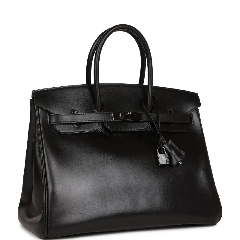 Hermes Kellydoll Bags for a Playful and Chic LookHermes Birkin Bags Sized 30cm for a Compact Yet Spacious OptionHermes Birkin 35 SO BLACK Box Black Hardware