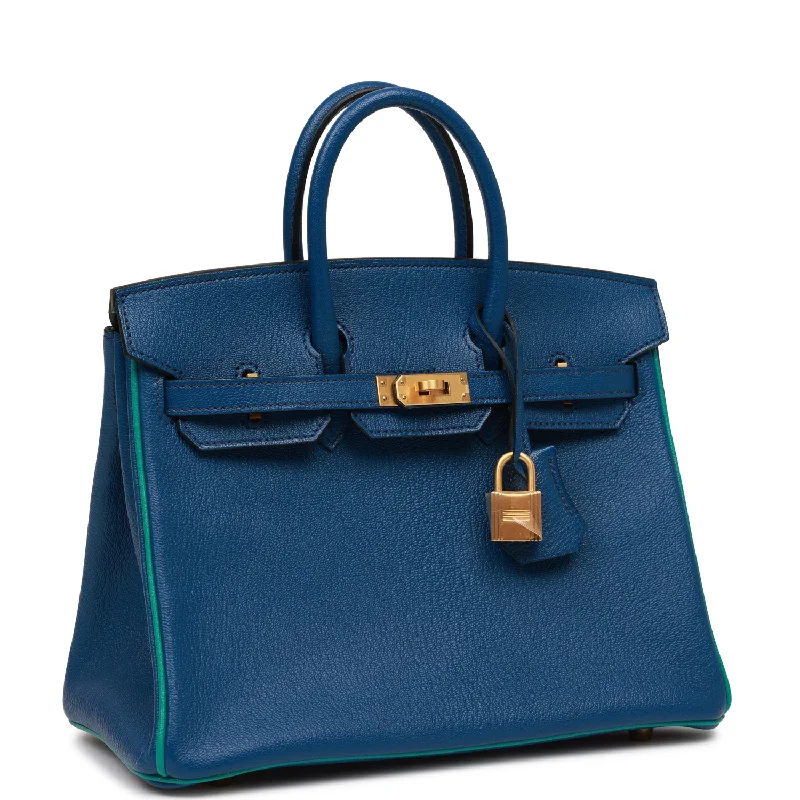 High - End Hermes Jypsiere Bags for the Fashion - ForwardHermes Birkin Bags with a Removable Interior OrganizerHermes Special Order (HSS) Birkin 25 Bleu Saphir and Vert Vertigo Chevre Brushed Gold Hardware