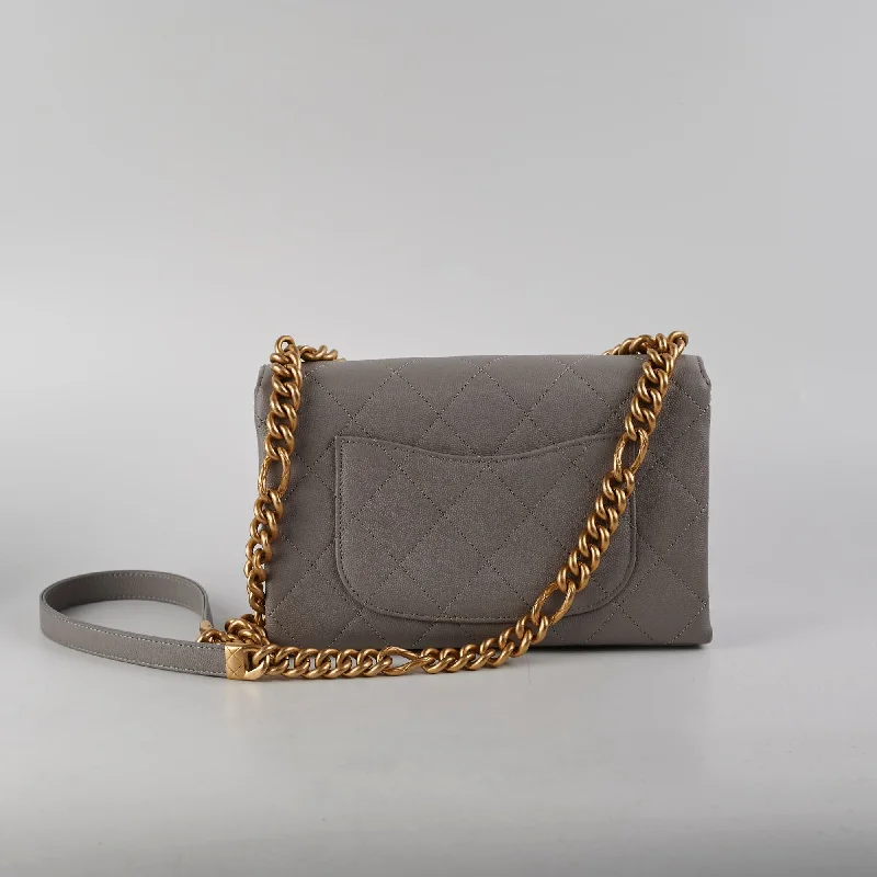 Chanel All - Match Handbag for Versatile StylingChanel Grey Affinity Caviar Crossbody